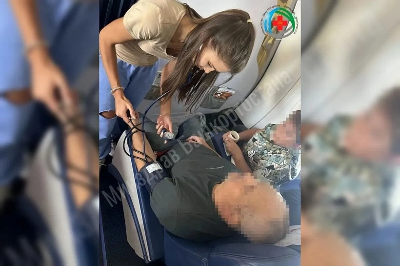 Врач спасла мужчину, потерявшего сознание во время перелета из Уфы в Сочи