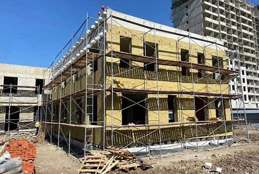 Детский сад на 160 мест в Центральном округе Краснодара готов на 43%