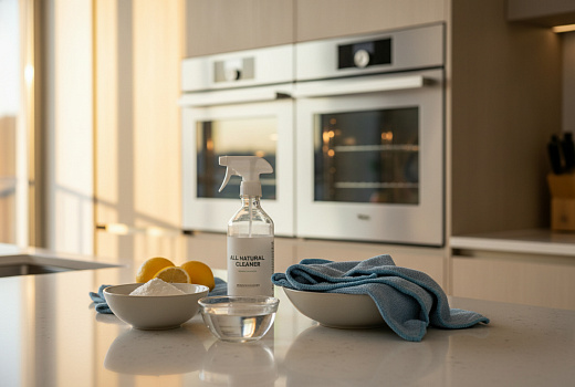 Как очистить стекло духовки простой смесью из кухонных ингредиентов