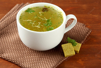 Сколько калорий в бульонном кубике, вреден или полезен он?