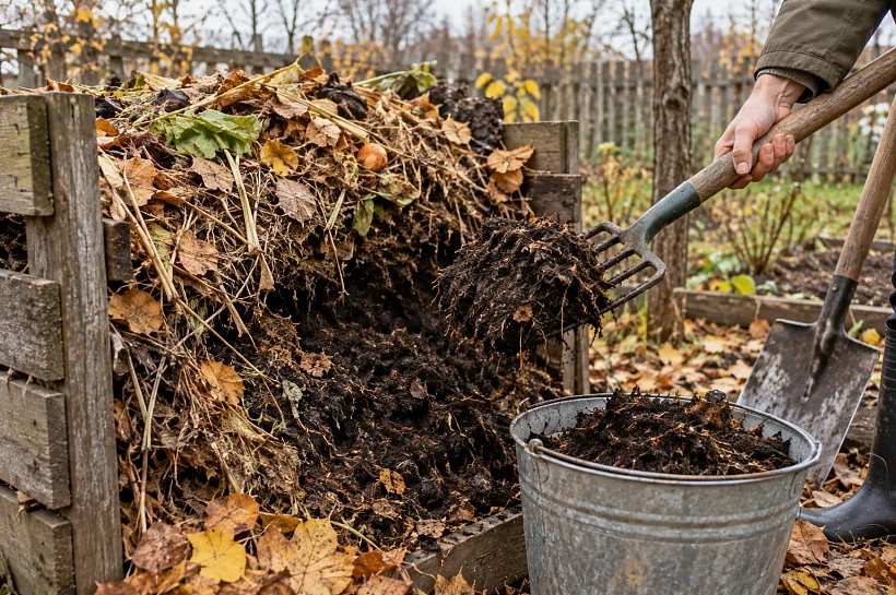 Куда внести компост осенью: 7 способов использовать его на участке