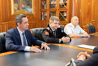 Вице-губернатор Александр Власов побывал с рабочим визитом в Карачаево-Черкесии