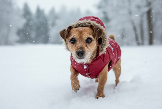 Три сигнала, что собака мерзнет: когда нужна зимняя одежда для питомца