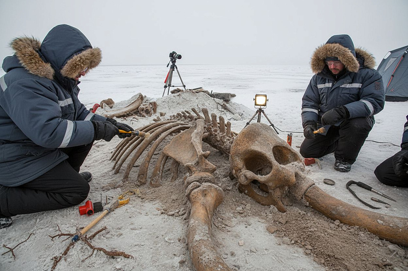Новые находки сибирских мамонтов раскрывают тайны древней мегафауны