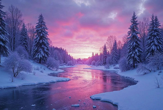 Росгидромет предупредил об экстремальных морозах до -50°C и лавинах в России