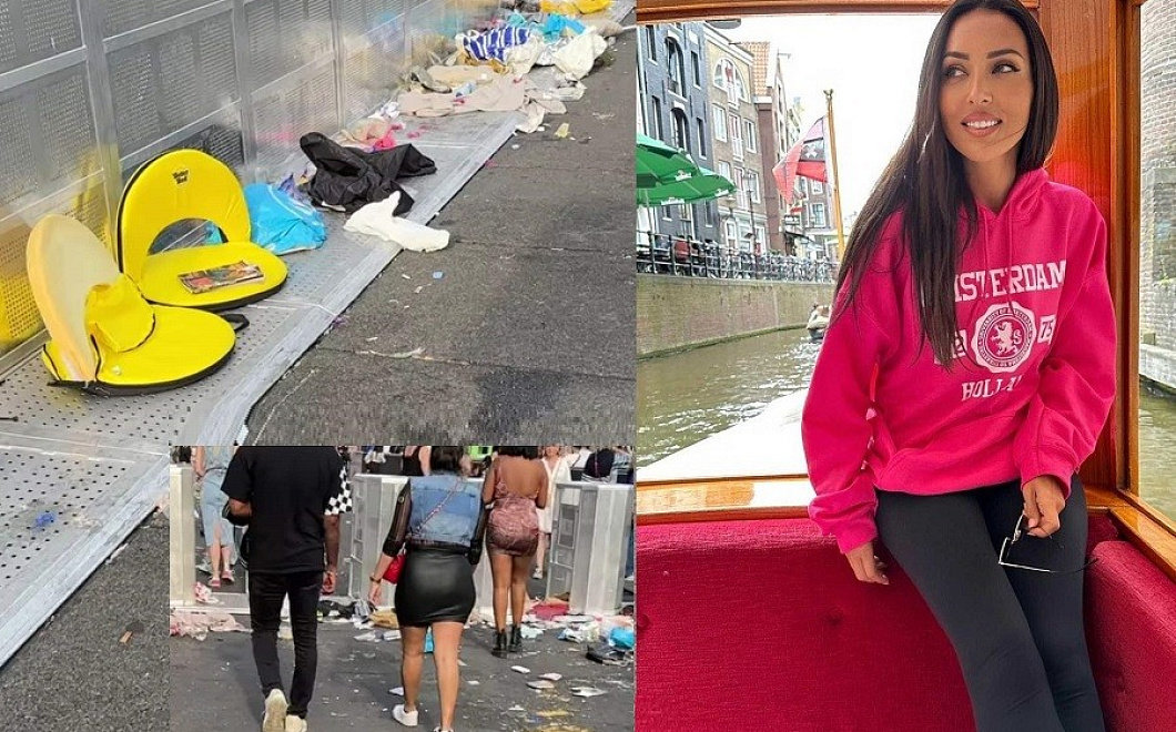 Толпы грязных нищих испортили воздух, когда певица Алсу гуляла по Амстердаму