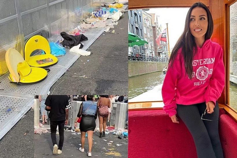 Толпы грязных нищих испортили воздух, когда певица Алсу гуляла по Амстердаму