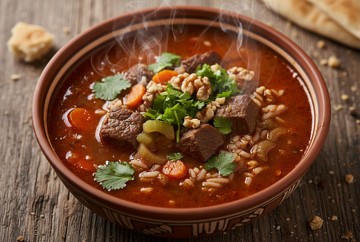 Постный харчо: пошаговый рецепт и списком ингредиентов