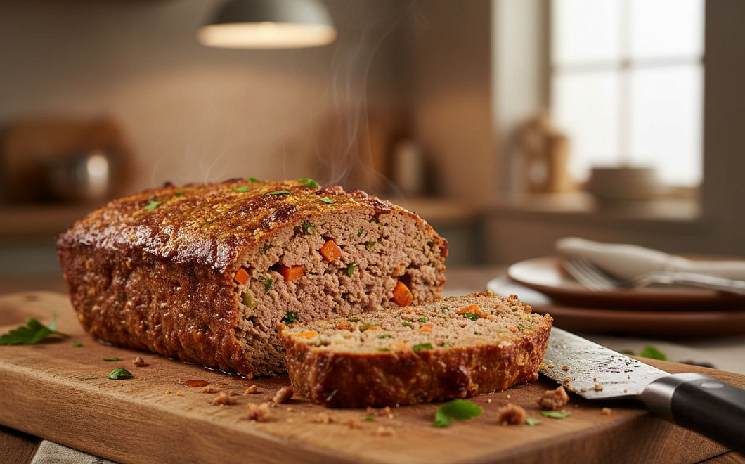 Мясной хлеб из фарша: простой домашний деликатес для ужина и бутербродов