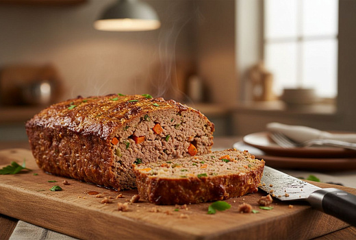 Мясной хлеб из фарша: простой домашний деликатес для ужина и бутербродов