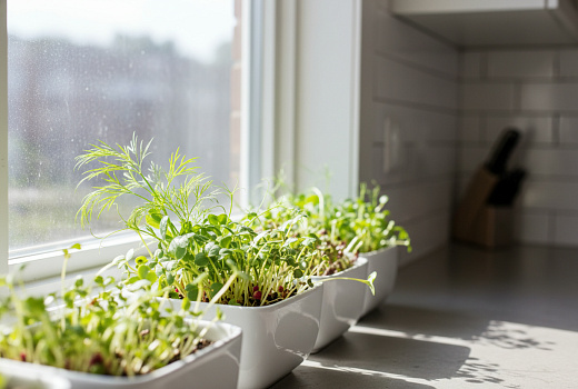 Микрозелень на подоконнике: как вырастить витаминную ферму дома круглый год