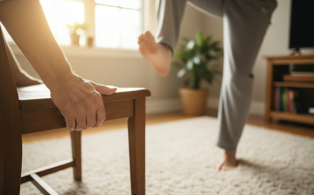 Как вернуть силу и упругость ног после 60 лет без спортзала