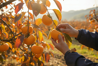 Агрономы рассказали, как правильно собирать хурму осенью