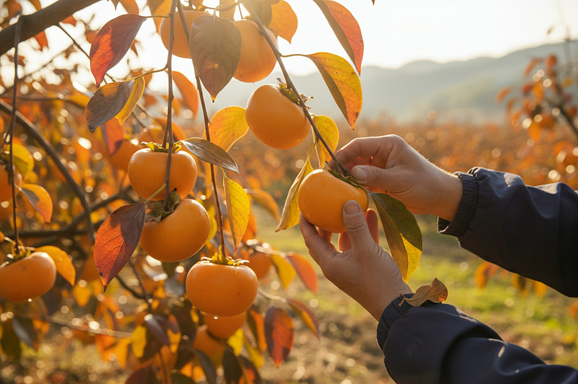 Агрономы рассказали, как правильно собирать хурму осенью