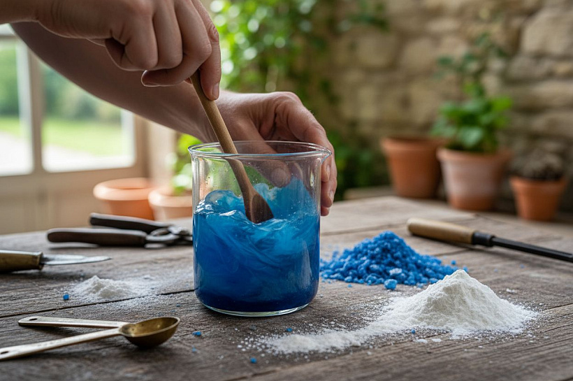 Пошаговая инструкция приготовления бордоской смеси для сада