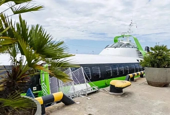 Морское сообщение запустили в Сириусе на скоростном судне «Комета»