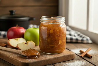 Яблочное повидло без долгого уваривания: рецепт с насыщенным вкусом