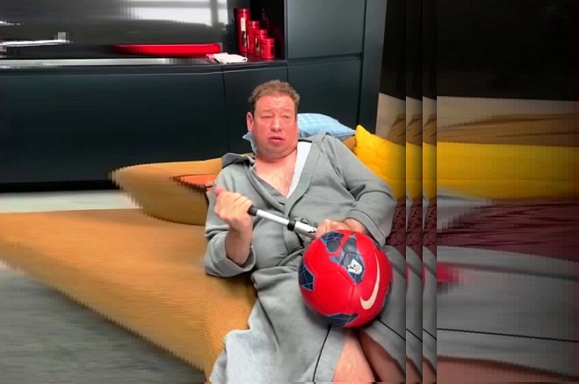 «Лопни, зайчишка!»: тренер Леонид Слуцкий надругался над футбольным мячом