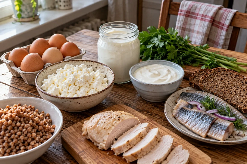 После 50 белок особенно важен: 7 недорогих продуктов, которые стоит держать дома