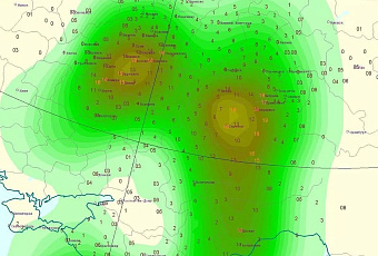 Балканский циклон принес рекордные осадки в регионы Центральной России