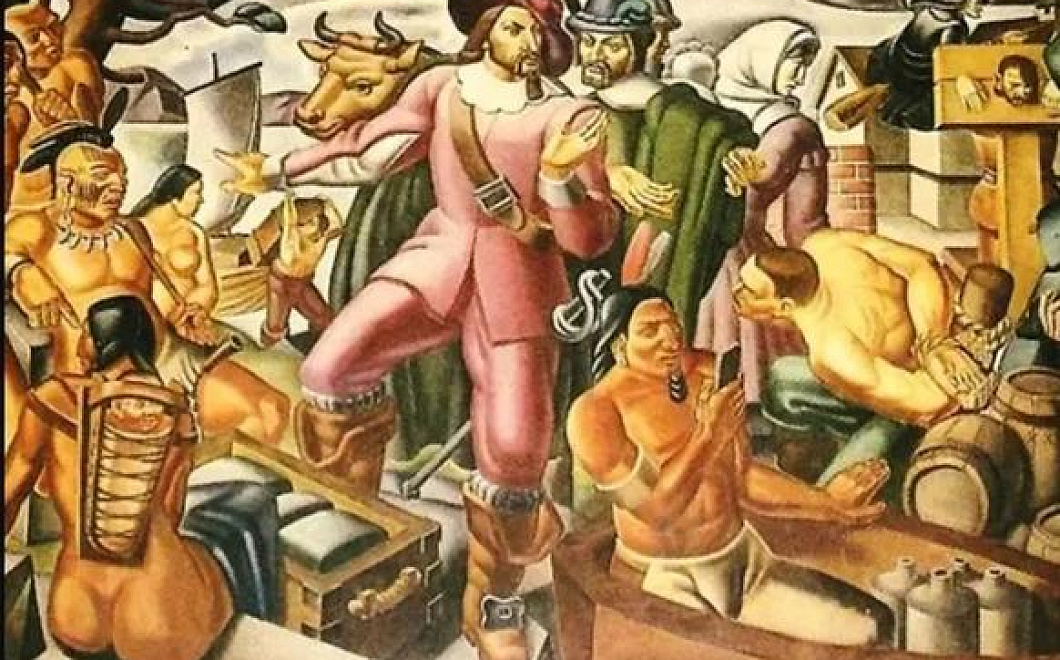 Пользователи сети нашли доказательство путешествия во времени на картине 1937 года