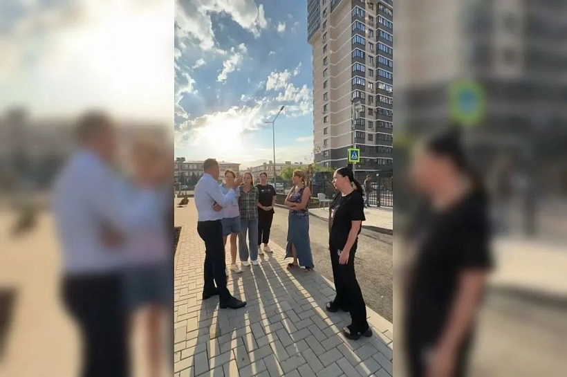 Мэр Краснодара Наумов встретился с родителями учеников школы на улице Пономаренко