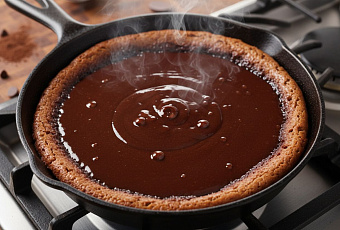 Шоколадный торт на сковороде без муки и духовки: простой рецепт