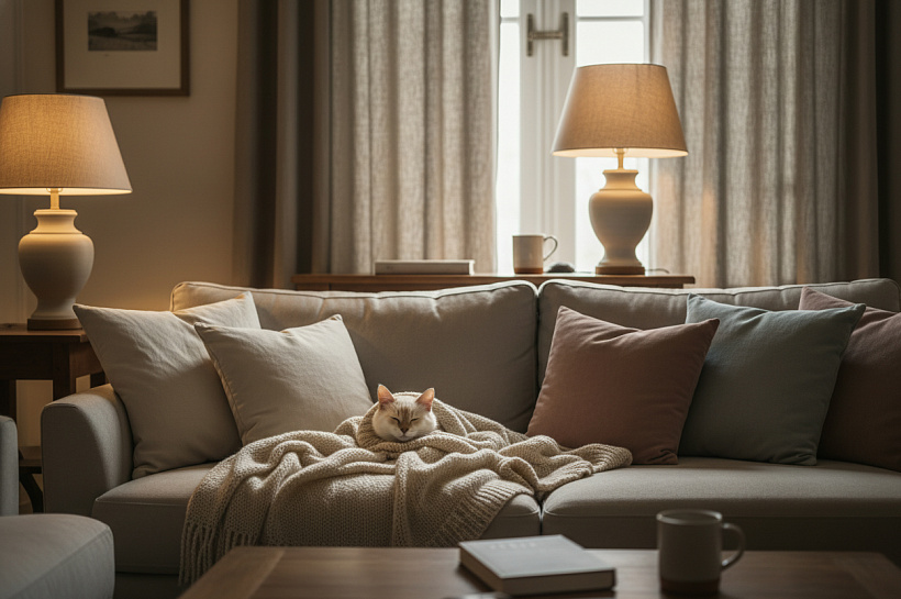 Как защитить питомца от стресса и паники во время новогодних салютов