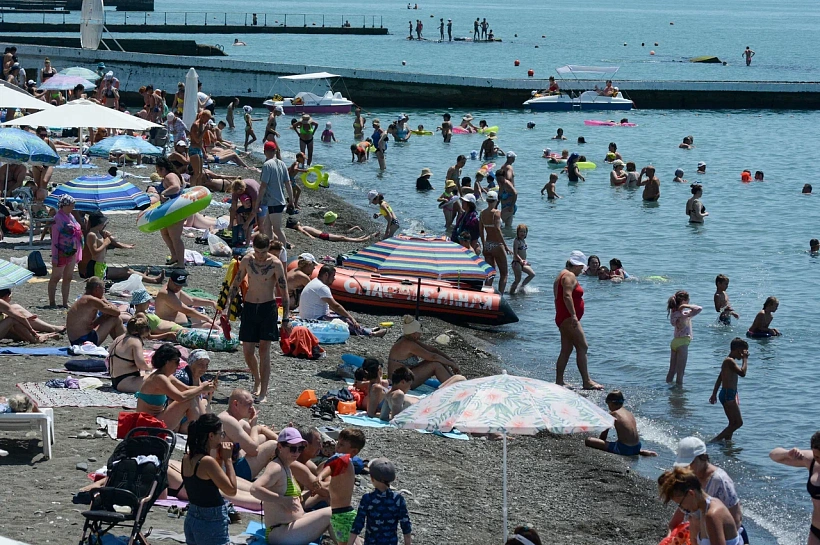 На каких курортах Краснодарского края сильнее всего прогрелась вода в море