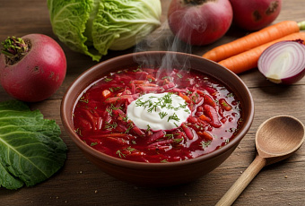 Биолог объяснила, чем домашний борщ опасен для желудка и сосудов