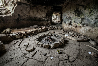 Квартира каменного века: найдено жилище возрастом 17 000 лет в пещере Ла-Гарма