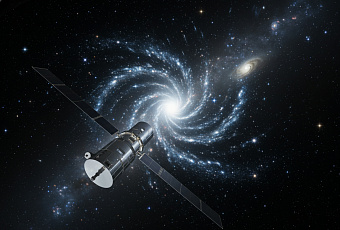 Хаббл запечатлел звёздное скопление, похожее на космические снежинки на краю Галактики