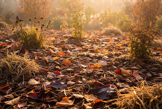Какие растения нужно мульчировать осенью для защиты от холода