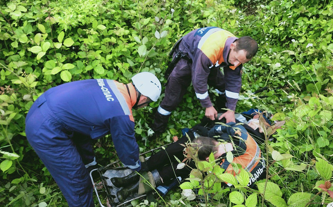 В Северском районе прошла  тренировка лучших спасателей края