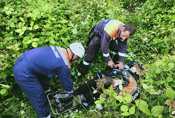 В Северском районе прошла  тренировка лучших спасателей края