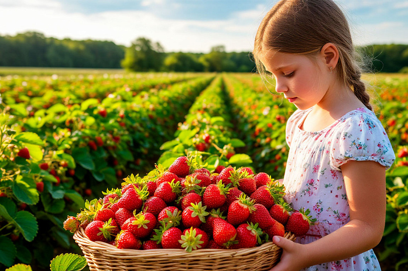 Кубань собрала почти тысячу тонн земляники 