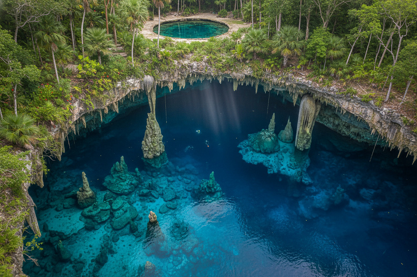 Подводная система Ox Bel Ha под Тулумом оказалась длиннее ожидаемого