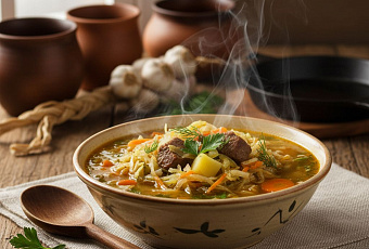 Щи из свежей капусты: классический рецепт русского супа с мясом и овощами