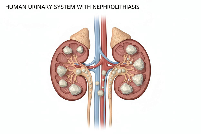 Камни в почках: причины образования и факторы риска для здоровья