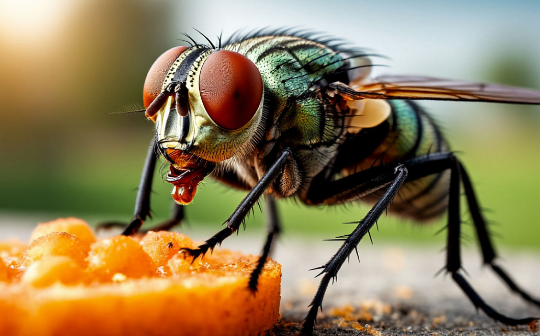  Ученые впервые нашли нейроны, отвечающие за желательность еды у мушек