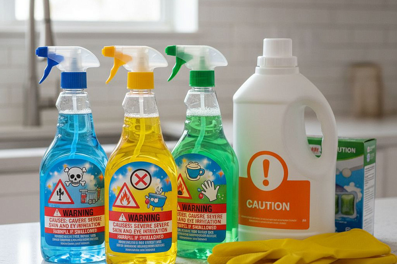 Эксперты предупреждают о скрытых опасностях бытовой химии для здоровья.