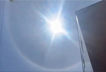 Две радуги в небе сняли на видео жители Краснодарского края