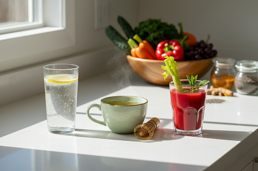 Три напитка для долголетия: новый принцип гидратации от ученых