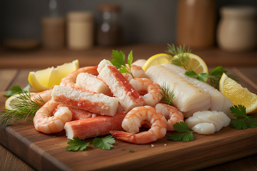 Диетолог Мухина советует заменить крабовые палочки в новогодних салатах