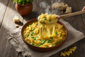 Сырный суп с горошком за 20 минут: семья просит добавки даже на следующий день