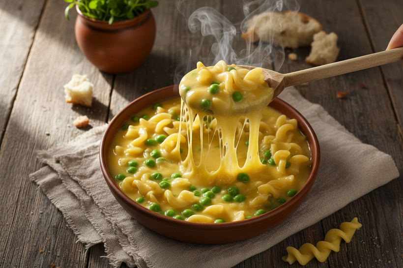 Сырный суп с горошком за 20 минут: семья просит добавки даже на следующий день