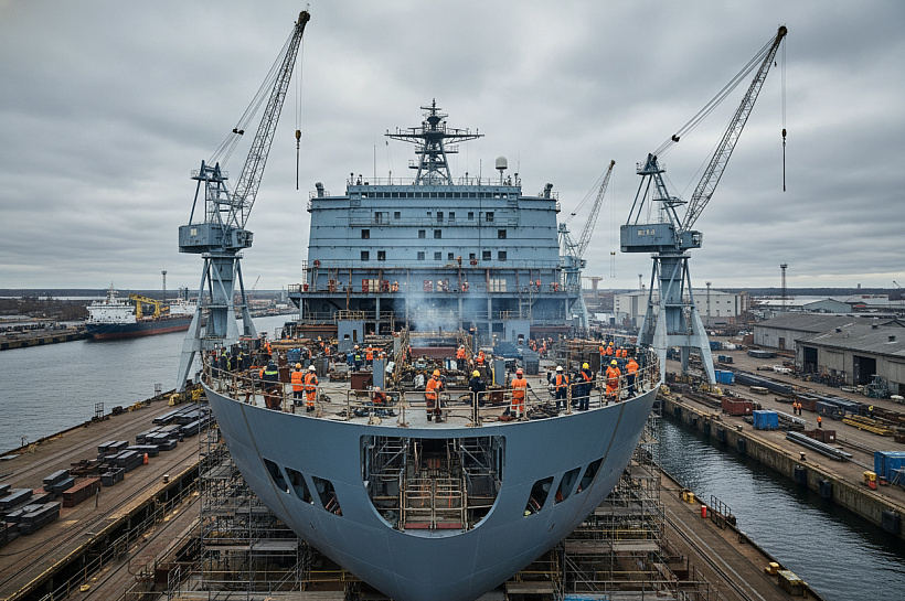 Россия заложила атомный ледокол Сталинград для укрепления позиций в Арктике