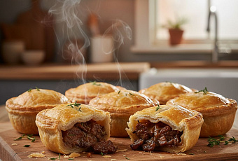 Слоёные пироги с мясом: рецепт вкусной домашней выпечки