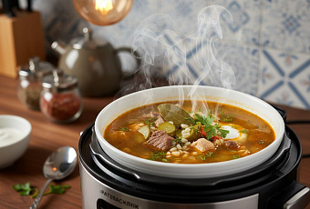 Ленивый рассольник за 14 минут активного времени для занятых хозяек