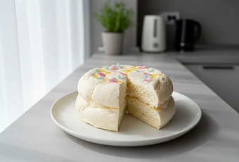 Рецепт нежного сметанника-суфле от Натальи Калниной покорит всех сладкоежек